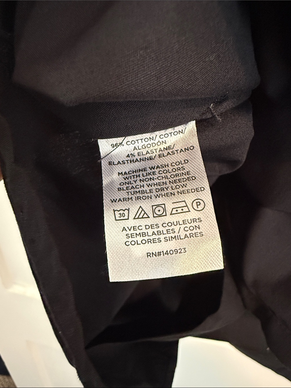 Loft Black Button Down Short Sleeve Casual 96% Cotton Dress NWT - Picture 5 of 7